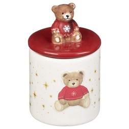 CERAMIC 3D TEDDY BEAR CANDLE £4 (436121)
