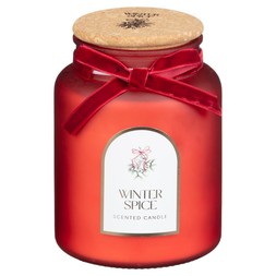 CHRISTMAS JAR CANDLE - WINTER SPICE £4 (436083)