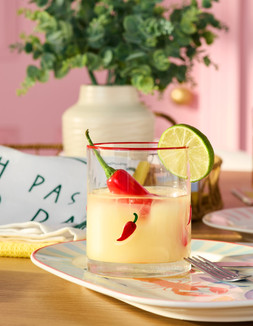 B&M HOME SS26 // ISLE LIFE - LIMITED TIME ONLY // CHILLI EMBOSSED GLASS £3 // PRINTED SARDINE SERVER £6 //