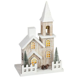 LED WOODEN CHURCH £10 (425317)