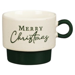 STONEWARE SLOGAN XMAS MUG £3 (43737)
