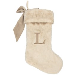 TAUPE ALPHABET STOCKING PK 1 £5 (399835)