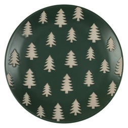 TREE EMBOSSED SIDE PLATE 8