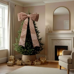 XL TAUPE BOW £18 (436528)