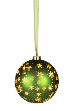 Rotating LED bauble