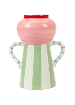 Green stripe vase, £24.99