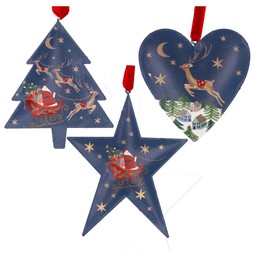 Metal nostalgia sleigh blue decs 3as