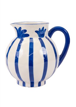 stripe blue vase, £29.99
