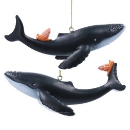 The snail and the whale resin decoration