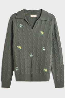 Embroidered Collared Jumper £22