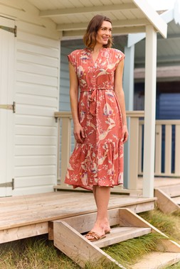 Watercolour Floral Print Dress £28