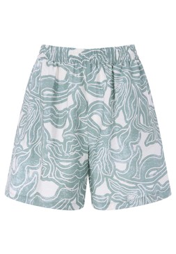 Womens Sage Leaf Print Airflow Shorts £12