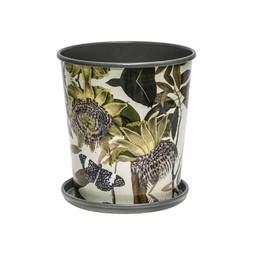 KEW BOTANICAL RETREAT PLANTER WITH SAUCER 14CM &pound;29.99