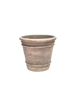 OUTDOOR BRAMPTON MOCHA TERRACOTTA PLANTER H34CM D37CM &pound;39.99