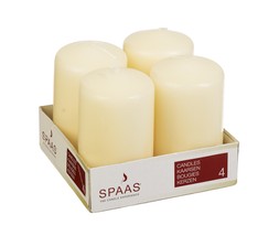 50:80Mm Pillar Candle, Pack Of 4, Ivory &pound;9.99