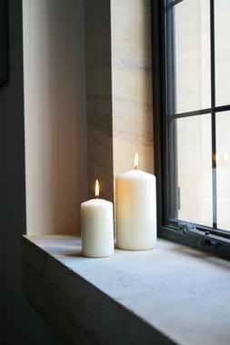 80:150mm Pillar Candle, Ivory &pound;7.99