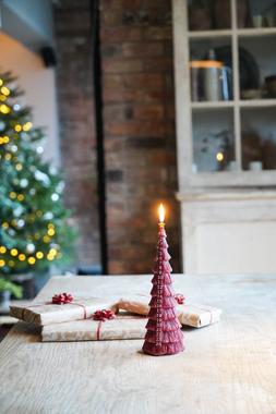 Advent Christmas Tree Candle Bordeaux &pound;16.99