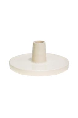 Bowen Dinner Candle Holder Linen &pound;10.99