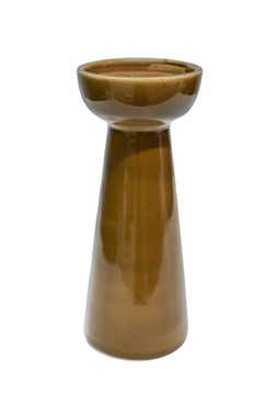 Bowen Pillar Candleholder Fawn H22cm D9cm &pound;19.99