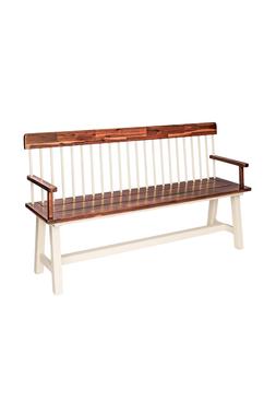 Broadway Acacia Wood Cream Garden Bench &pound;599.99
