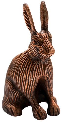 Cast Aluminium Hare Candle Holder Antique Copper &pound;34.99