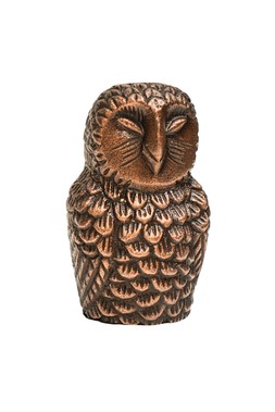 Cast Aluminium Owl Candle Holder Antique Brass £29.99