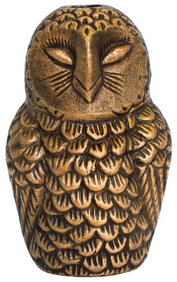 Cast Aluminium Owl Candle Holder Antique Brass &pound;34.99