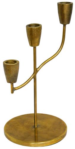 Cast Taper Candle Holder Antique Brass &pound;34.99