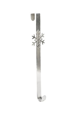 Christmas Silver Snowflake Wreath Hanger &pound;12.99