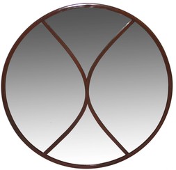 CIRCULAR OUTDOOR MIRROR NATURAL RUST 90CM &pound;189.99