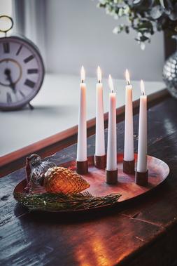 Copper Oval Centrepiece Metal With 5 Magnetic Candle Holders &pound;59.99 4