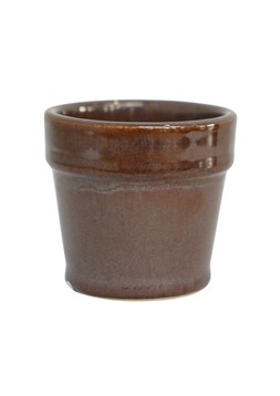 DULCI HEATHER REACTIVE GLAZE PLANTER H6CM D7CM