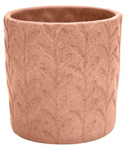 FAIRFORD OCHRE SPECKLE LEAF PLANTER