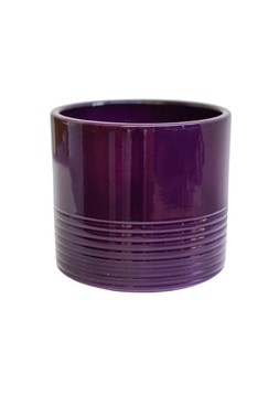 GLAZED CYCLAMEN PLANTER VIOLET £5.99