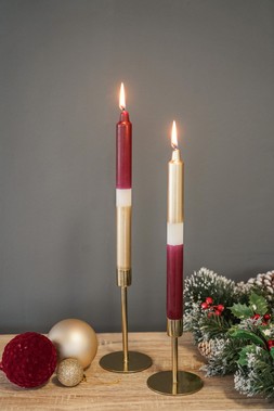 Gold Taper Candle Holders H10cm &pound;12.99, Gold Taper Candle Holders 15cm &pound;18.99
