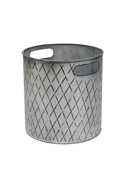 INDOOR ZINC PLANTER H28CM W28CM £39.99