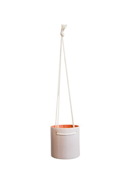 KAI HANGING CYLINDER BLUSH PLANTER H13CM D13CM £17.99
