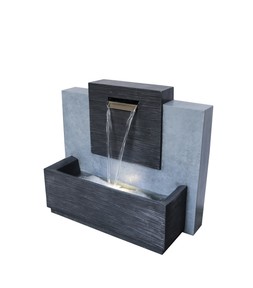 LARGE OUTDOOR CONTEMPORARY WATER FEATURE CEMENT H71CM W80CM &pound;599.99