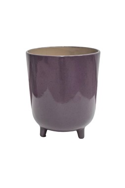 Lecce Plum Speckled Planter H19cm D16cm &pound;29.99, H24cm D20cm &pound;39.99