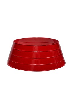 METAL CHRISTMAS TREE SKIRT RED H26CM W67CM £54.99