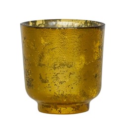 Metallic Gold Glass Holder &pound;12.99
