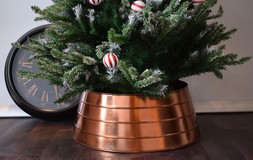Christmas at Ivyline 2025 - METAL CHRISTMAS TREE SKIRT COPPER H26CM W67CM