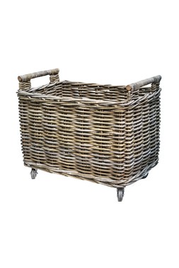 Natural Rattan Log Cart &pound;159.99