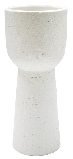 NICO TALL PLANTER RUSTIC WHITE H38CM D16CM £59.99