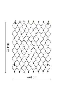 OUTDOOR HONEYCOMB TRELLIS H84CM W62CM