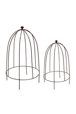 OUTDOOR PLANT SUPPORT BRONZE H50CM W26CM