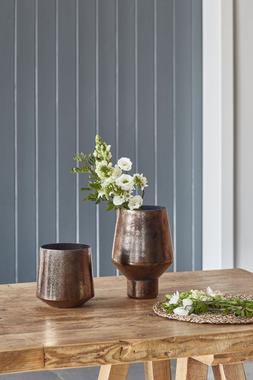 Opulent Metallic Bronze Planter H15cm W16cm &pound;24.99