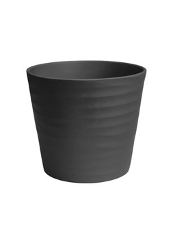 Oslo Anthracite Taper Planter H20.5cm D23.5cm £19.99