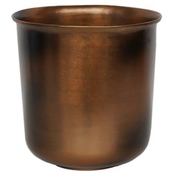 OUTDOOR HAMPTON COPPER METAL PLANTER &pound;54.99