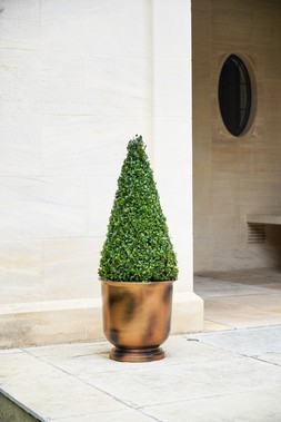 OUTDOOR HAMPTON COPPER METAL URN H40CM W31.5CM &pound;79.99
